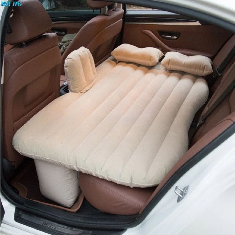 Matelas gonflable pour voiture avec deux oreillers
