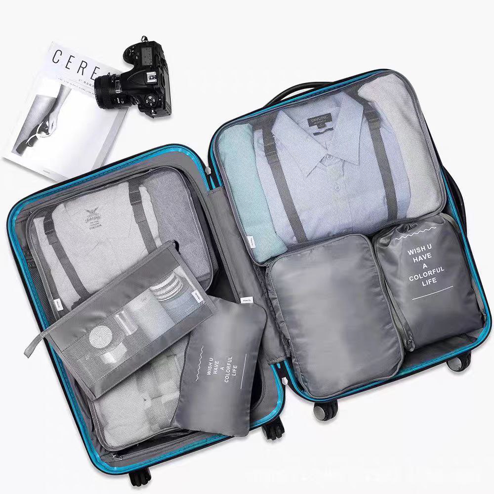 7 PCS Luggage Travel Bags Organiser