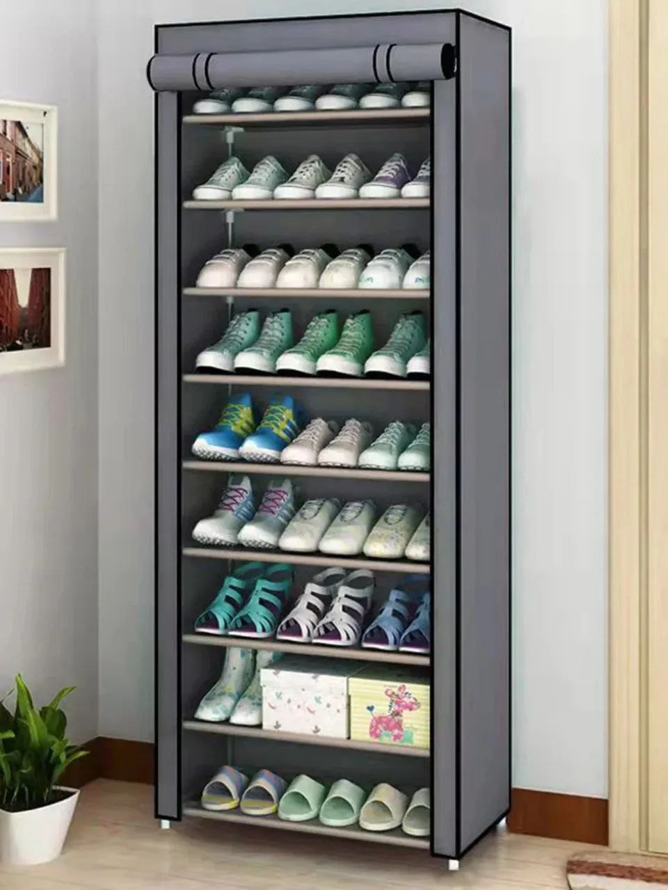 Armoire à Chaussures 9 Étagères