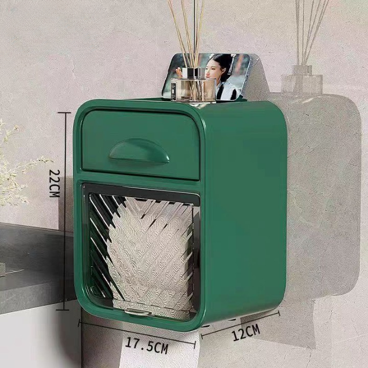 Distributeur de Mouchoirs Mural pour Salle de Bain et Toilettes