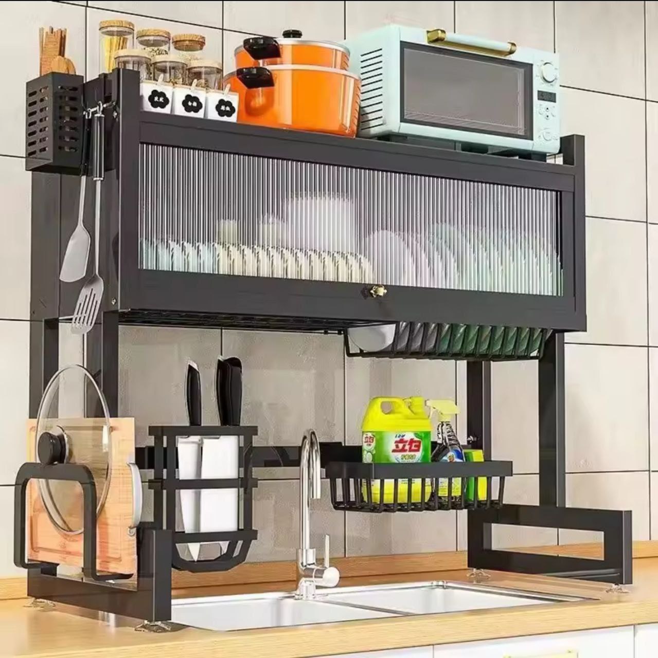 Étagère Égouttoir Multifonction 85cm