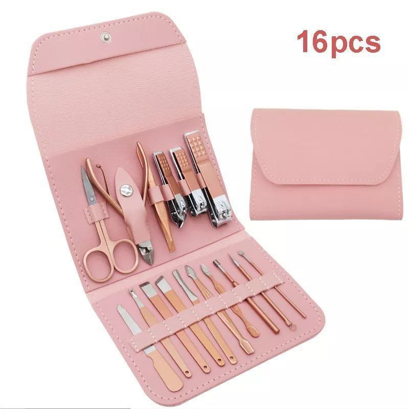 Manicure set 16P Stainless steel Professional Nail