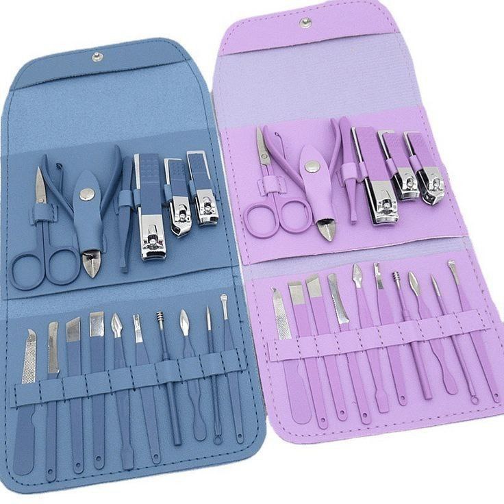 Manicure set 16P Stainless steel Professional Nail