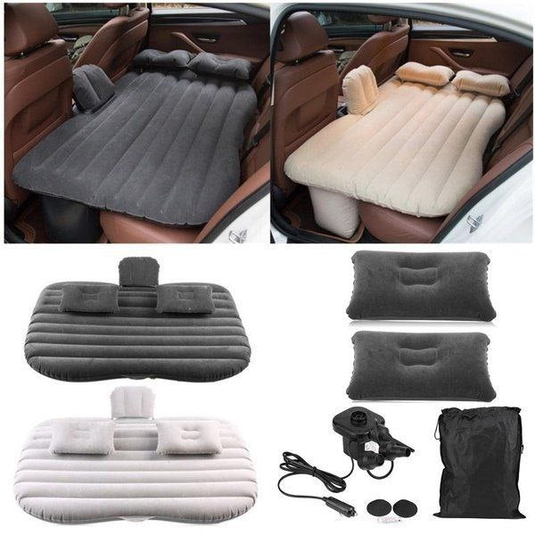 Matelas gonflable pour voiture avec deux oreillers