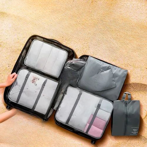 7 PCS Luggage Travel Bags Organiser