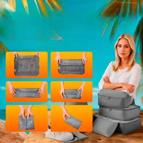 7 PCS Luggage Travel Bags Organiser